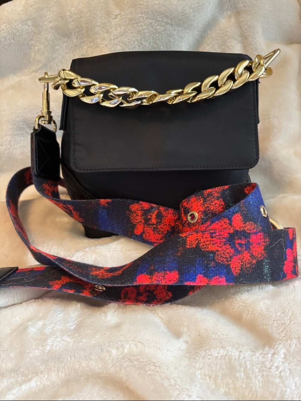 Limited edition Target x Rachel Comey Black Bag with Gold Chain